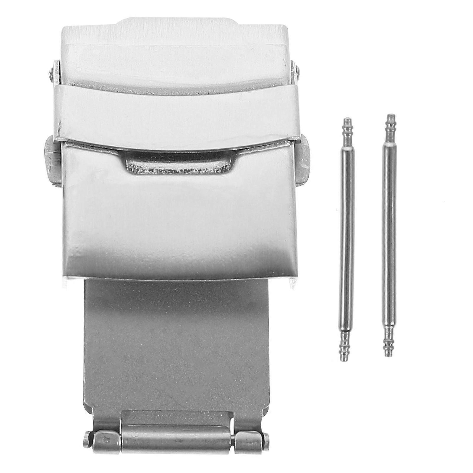 Spring Buckle Watch Accessories For Men Rectangular Shape Simple Structure 1Set