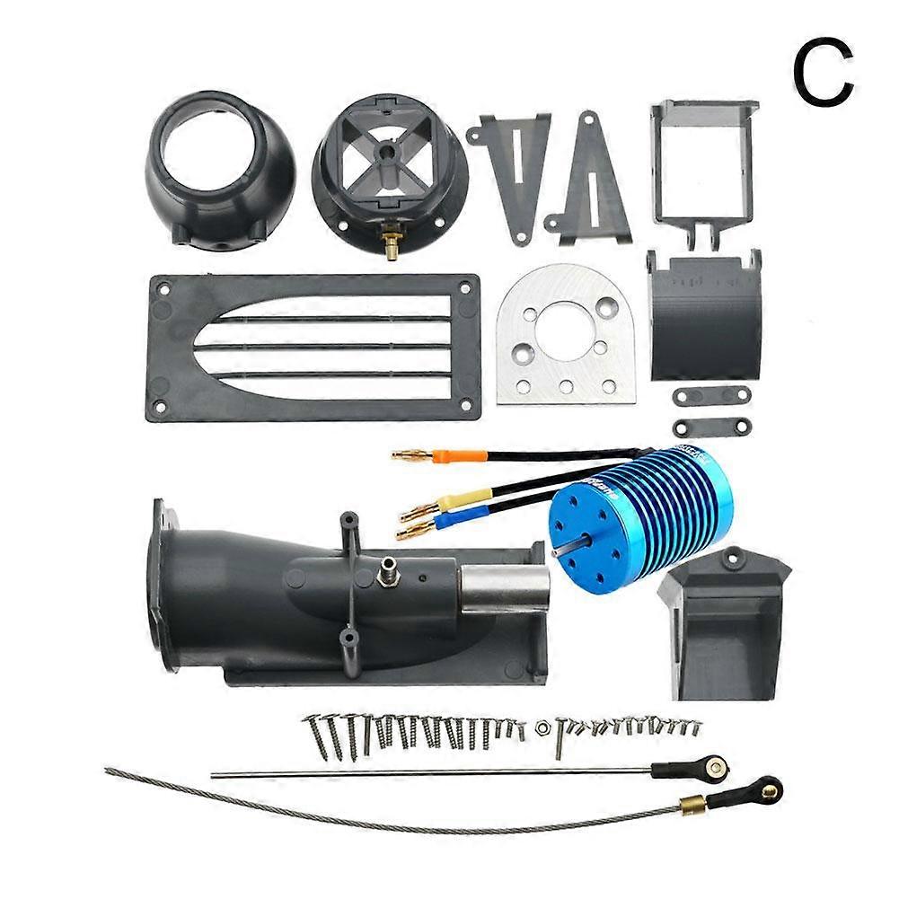 مضخة نفاثة لمروحة المياه مع محرك 540 بدون فرش لقارب RC دافع DIY + محرك بدون فرش واحد