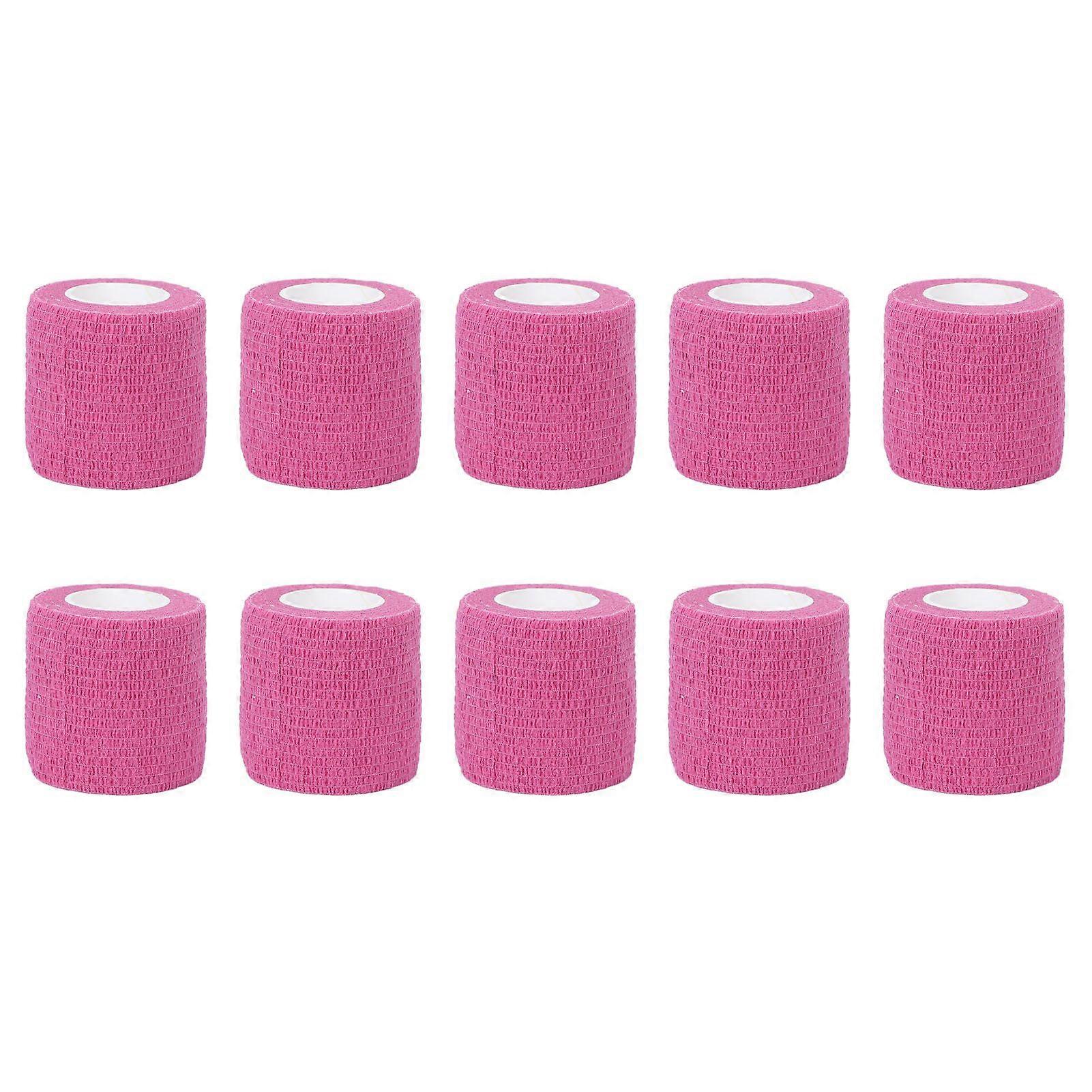 10Pcs Self Adhesive Bandage Wrap Multifunctional Disposable Antislip Shockproof High Elasticity Elastic Bandage