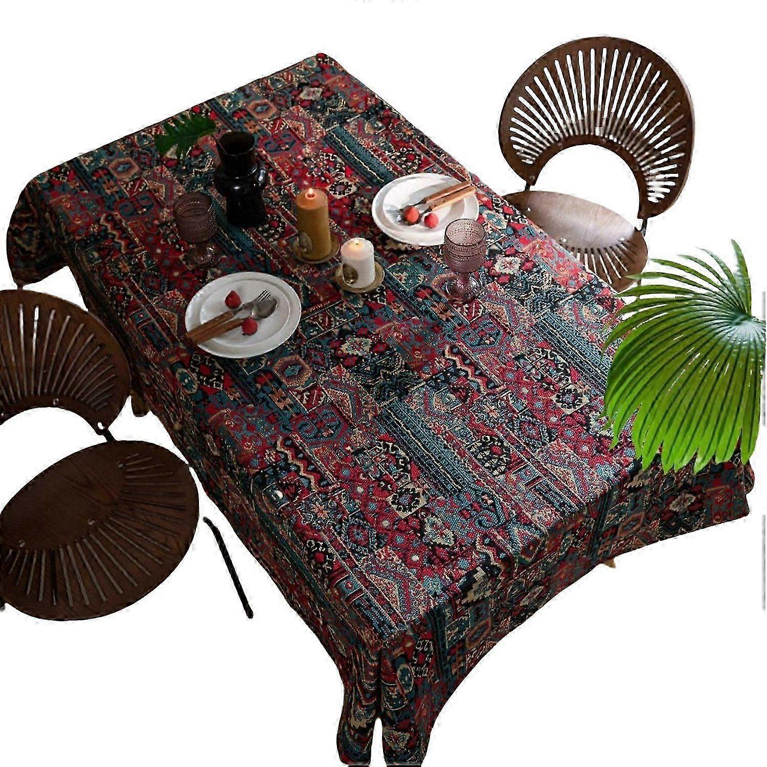 Nappe réversible jacquard coloré Élégant Élégant Durable