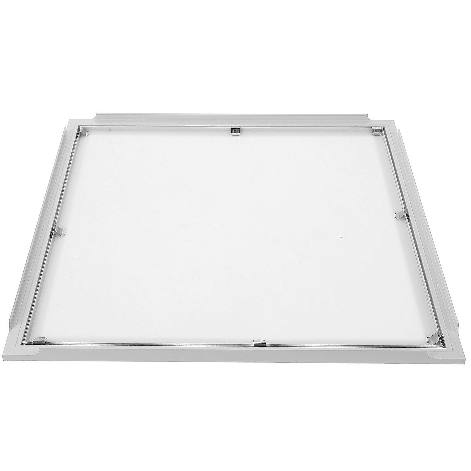 Square Aluminum Ceiling Light Cover for Bathroom Kitchen Easy Install, Light Diffusing,