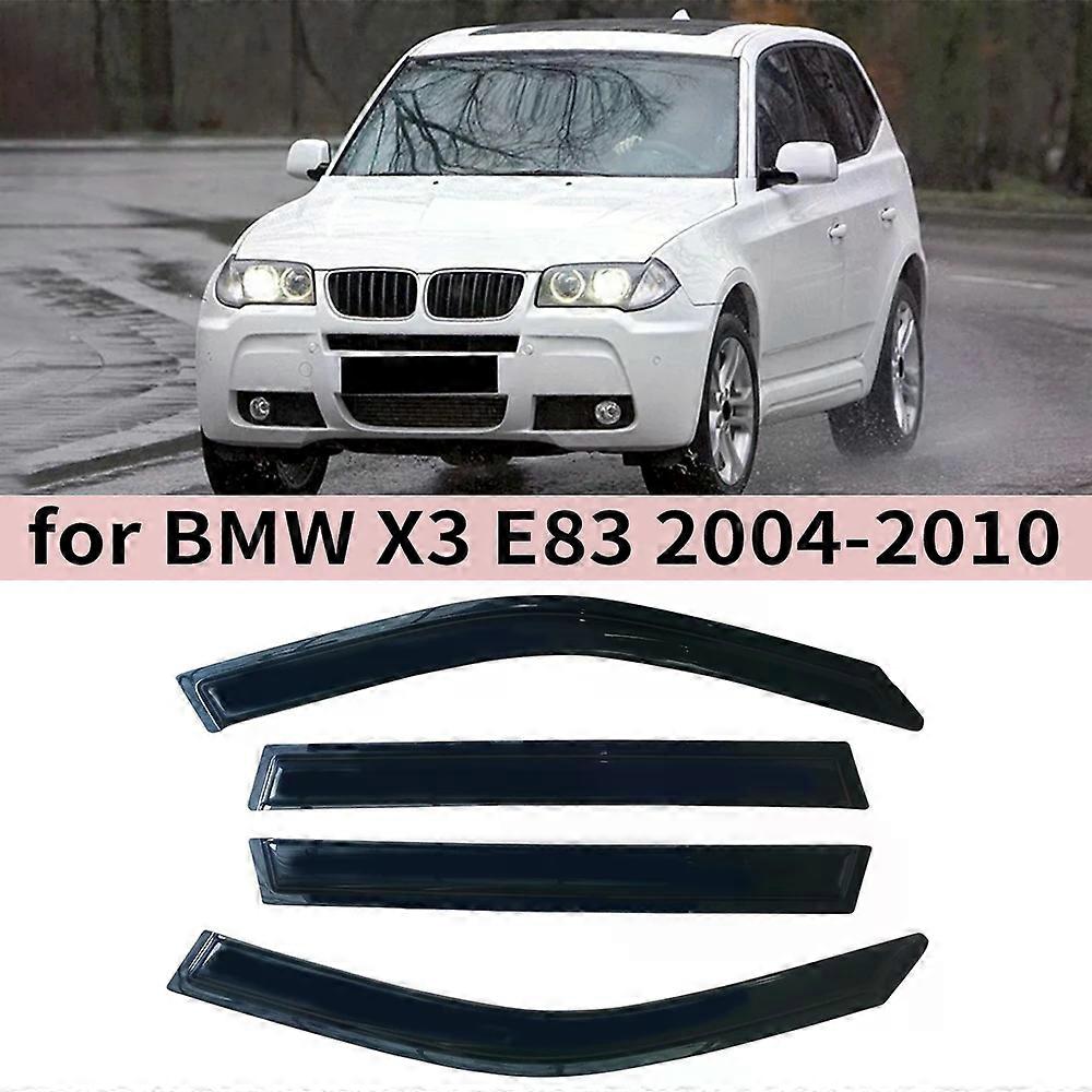 Suitable For BMW X3 E83 2004 2005 2006 2007 2008 2009 2010 Wind Deflectors Rain Guards Door Visor Vent Shades Ventvisor Window Visor