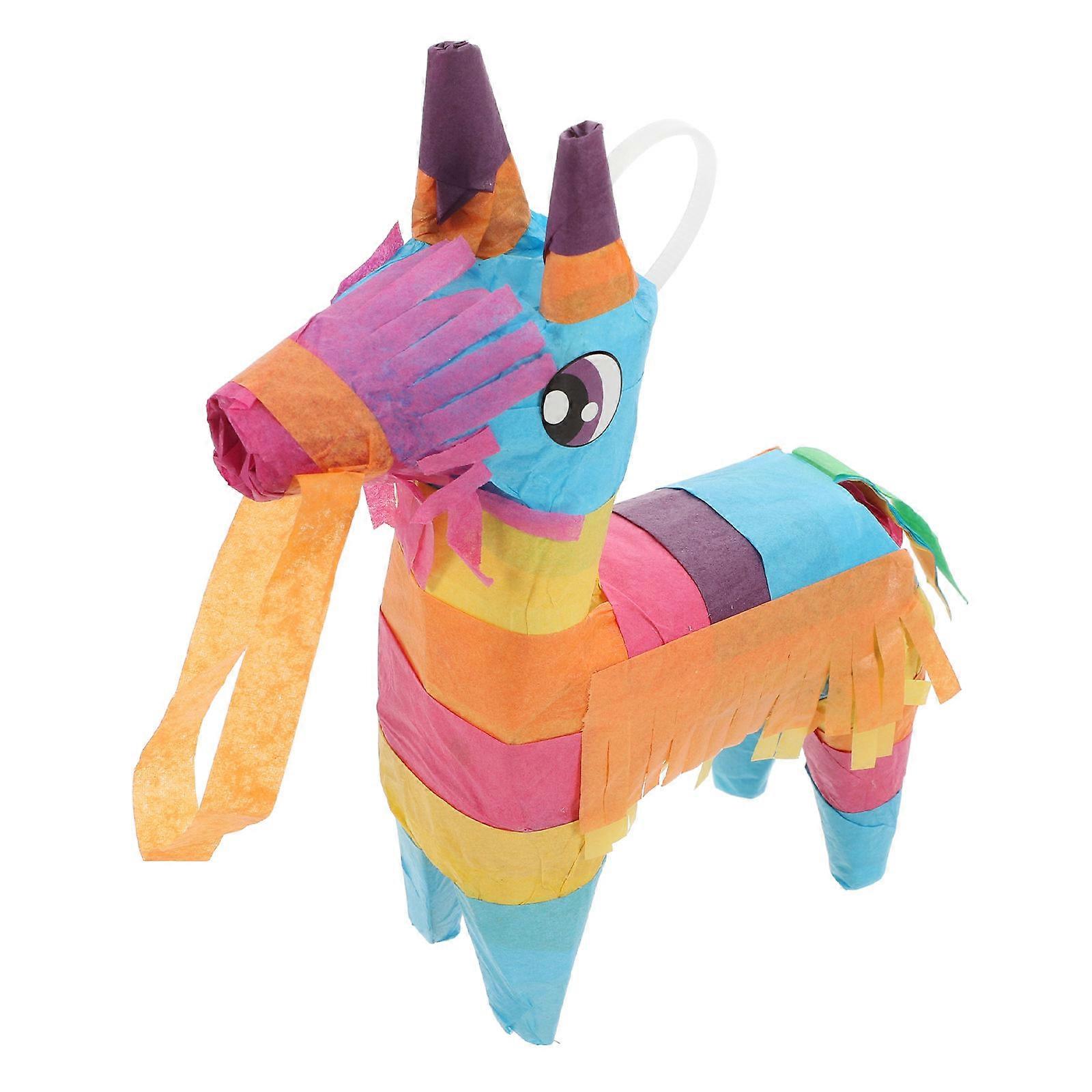Paper Pinata Toy Design Multi-colored 18.50X10.00X5.00CM Smashing Entertainment For Theme Party 1Pack