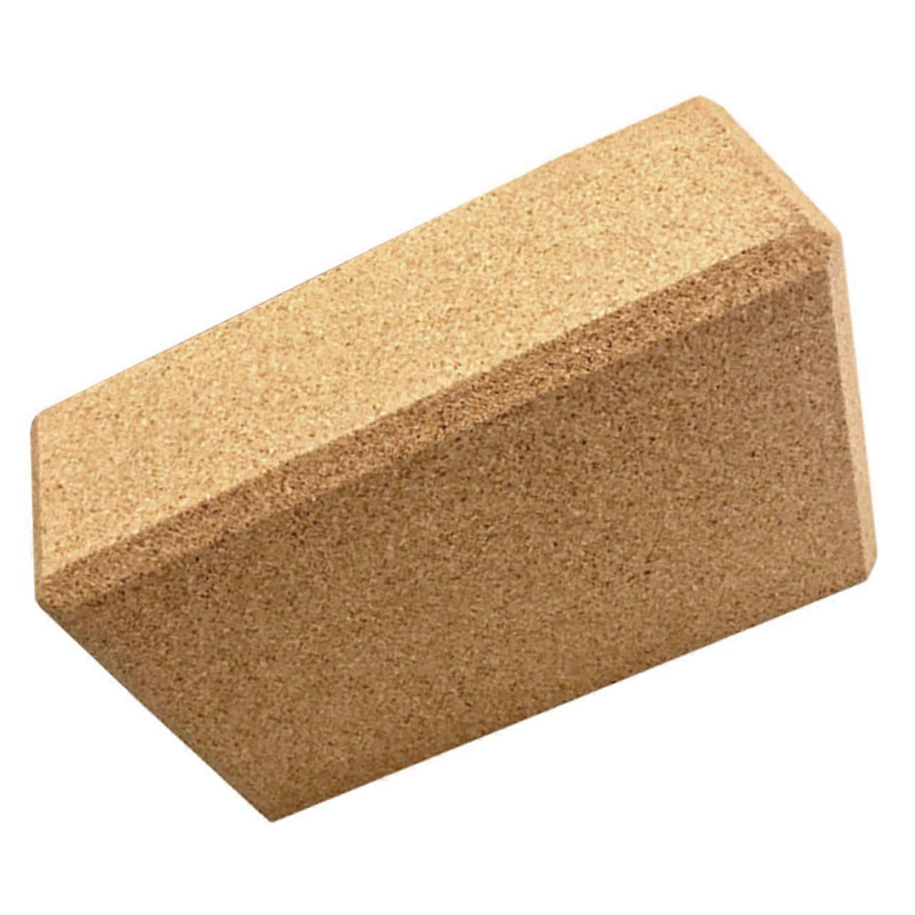 Natural Cork Yoga Block HighDensity Training Aid for Yoga Beginners and Advanced Practitioners NonSlip Surface for Safe Training and Durability