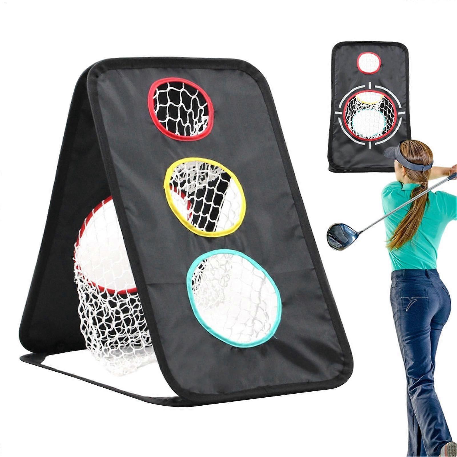 Golf Training Net, Golf Net Durable Nylon Golf Net, Batting and Chipping Net, Foldable Design, Easy Storage, for Golf Enthusiasts