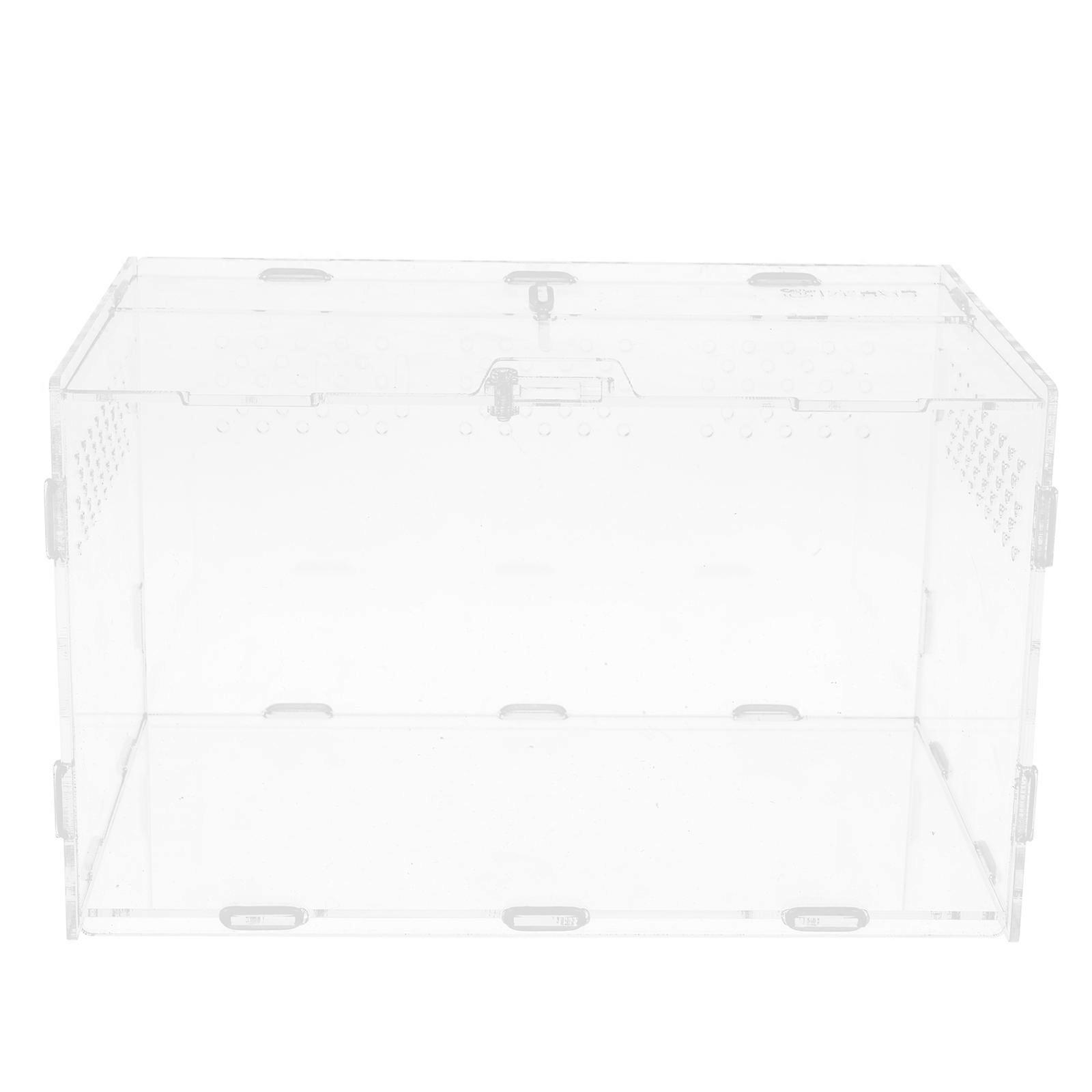 Transparent Reptile Breeding Box for Lizards, Snakes, Frogs, and Tortoises – Lightweight, Portable, Easy to Clean, Suitable for Indoor and Outdoor Use