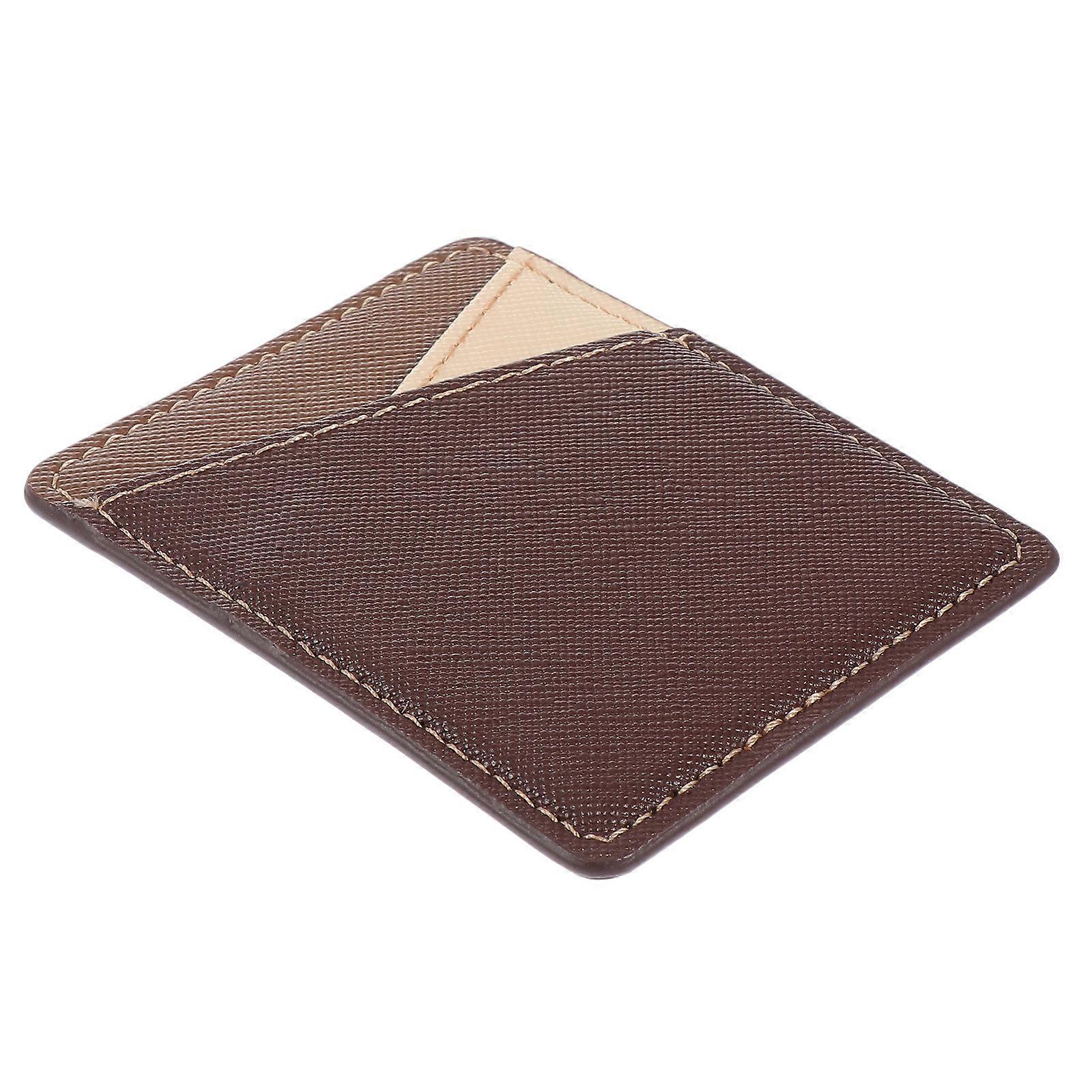 1Pc Smartphone Back Wallet Case with Adhesive for Phone Cash Pouch and Cards Storage