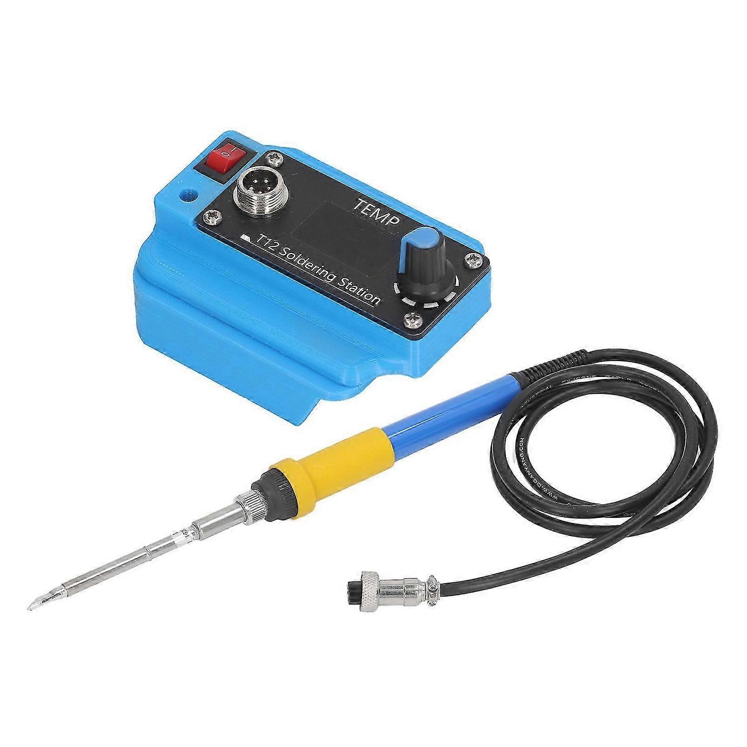 Cordless Soldering Station with Handle and Tip 0.96in Digital Display Electric Soldering Iron Kit 18V 72W