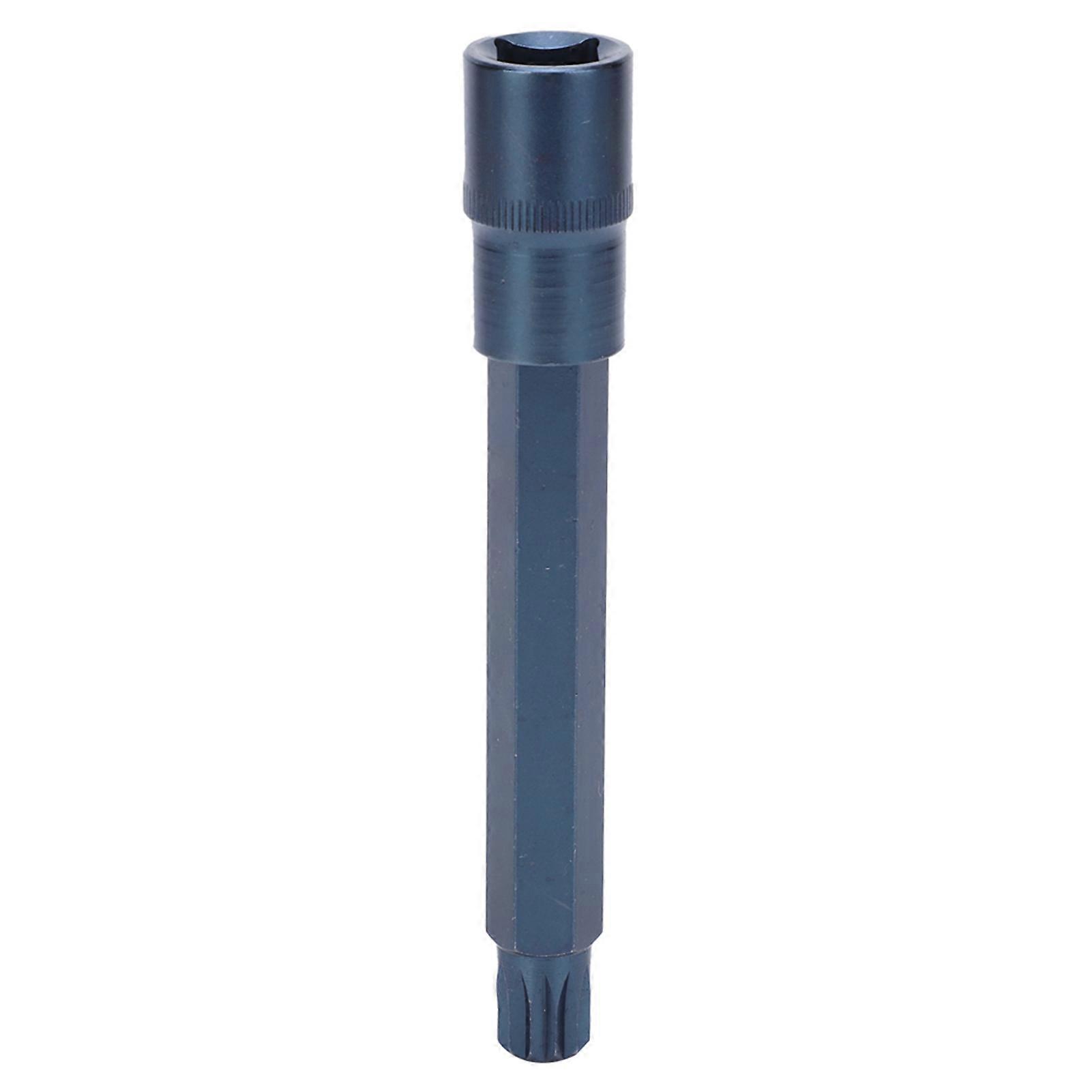 Socket Bit 12‑Side S2 Alloy Steel Electric Screwdriver Tool Hardware Blueing 1/2X150XM14