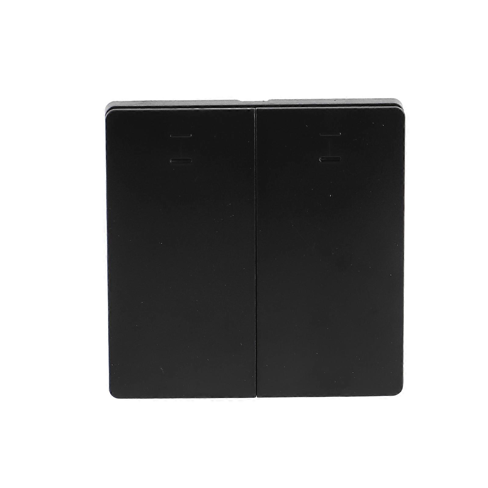 WiFi APP Voice Touch 2 Gang Light Switch with Timing Countdown Share Control Function for Household