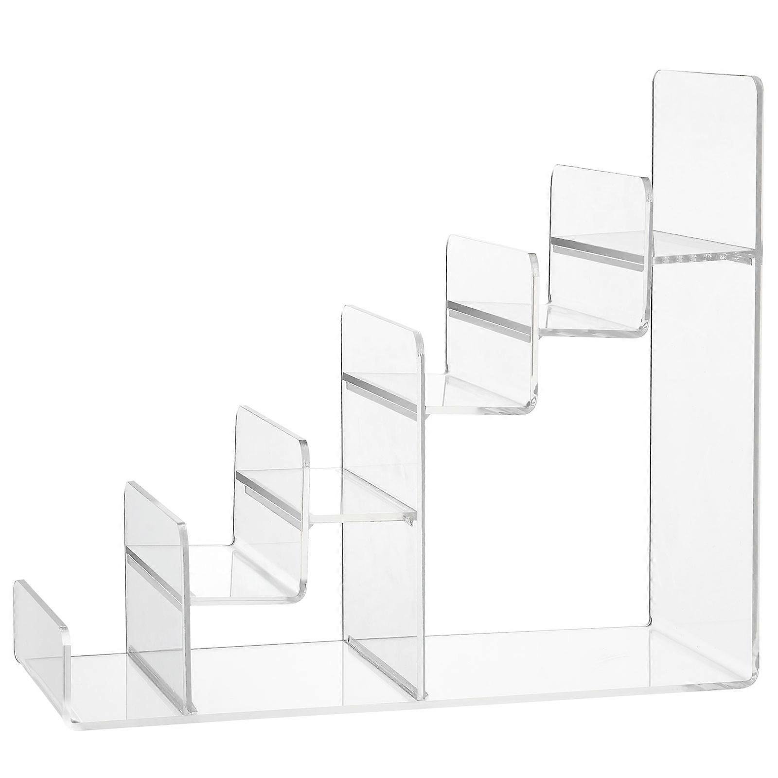 Purse Rack Jewelry Display Stand Trapezoidal Use Transparent Acrylic Organization 1Set