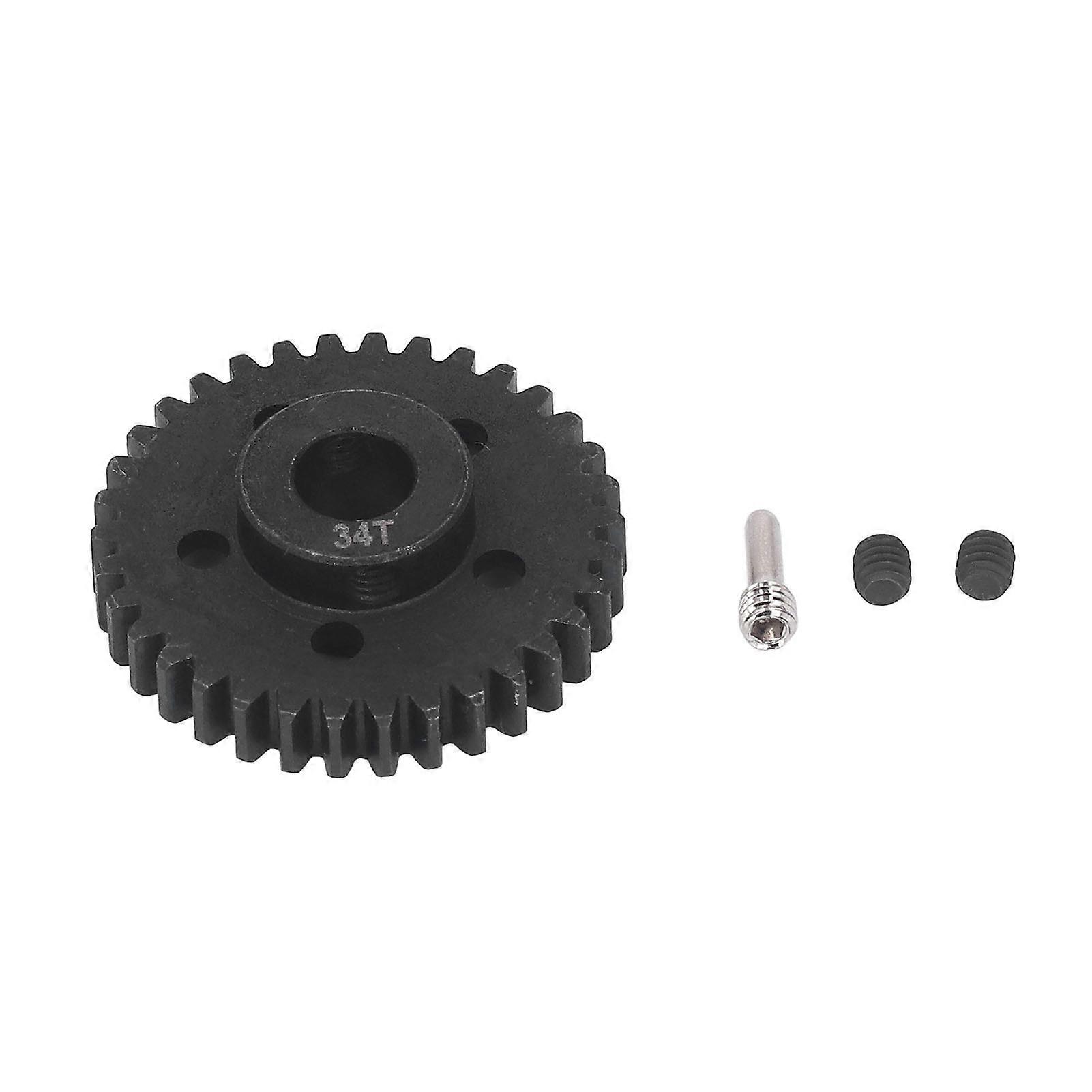 Spool Steel Rust Proof Stable Performance RC Transmission Gear for Arrma 1/7 1/8 Series 34T Black