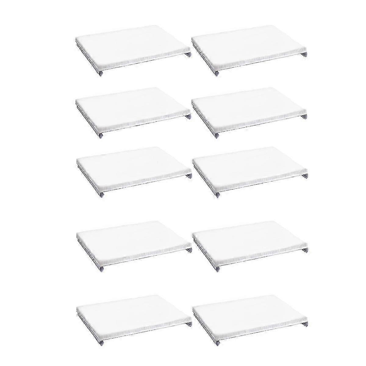 10pcs Paint Edger Replacement Pads, Paint Edger Pad Refills Paint Pads for Painting Wall and Ceilin--White