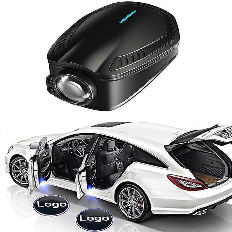 led Car Door Welcome Decorative Light Rechargeable Universal auto Styling Laser Projector Logo Ghost Shadow lamp Car Accessories Motor Vehicle Lightin