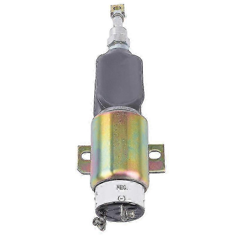 Solenoid valve for 24V generator set parking stop function