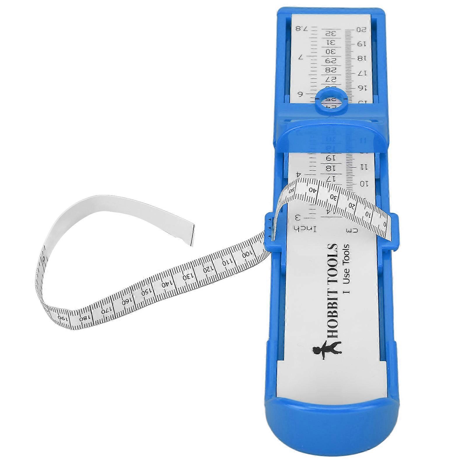 Feet Length Measuring Ruler Multifunction Accurate Shoe Feet Measuring Ruler for Kids Blue