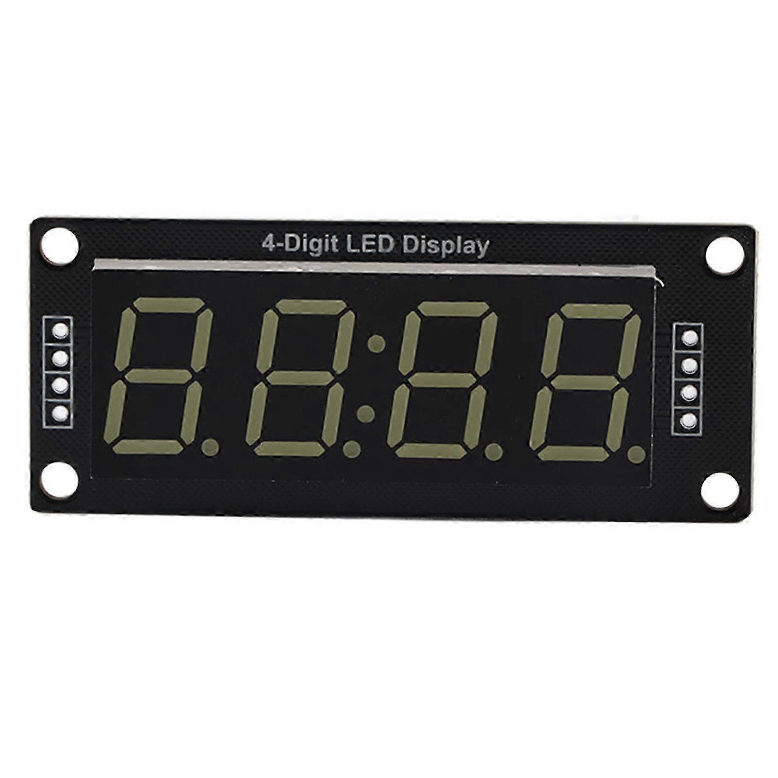 LED Display Tube Module 4-Digit 7-Segment White Display Color Fits ...