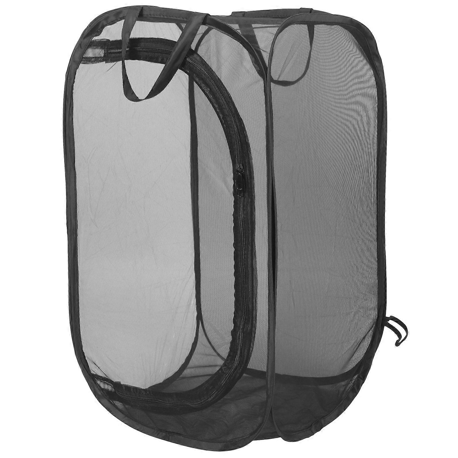 Portable Butterfly Habitat Cage with Mesh Protection for Insect Observation and Breeding
