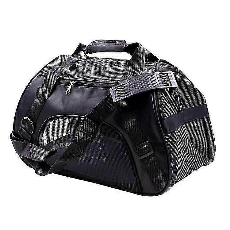 Messenger pet carrier for small dog, breathable backpack