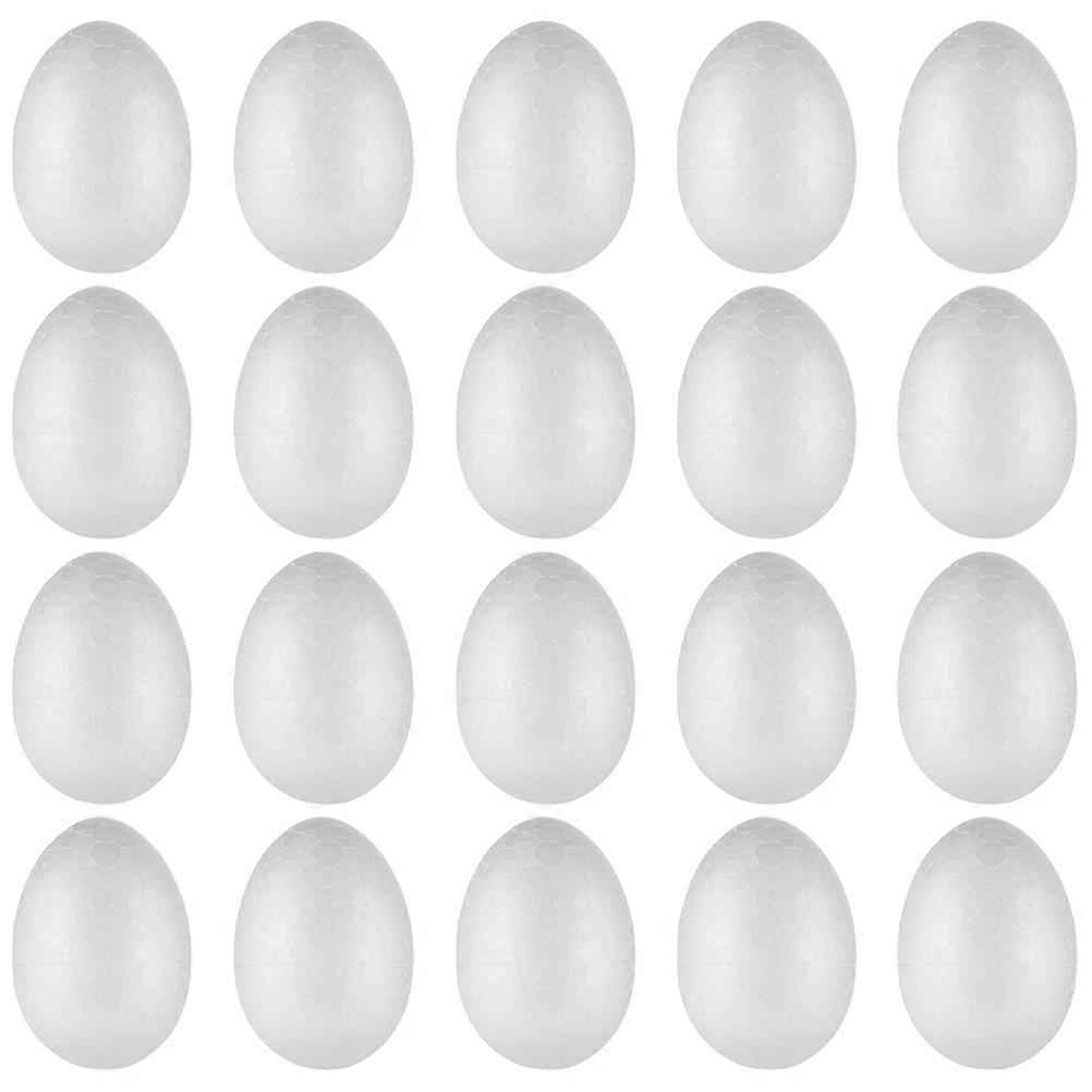 20Pcs Easter Decorative Painting Eggs Craft Home Decorations