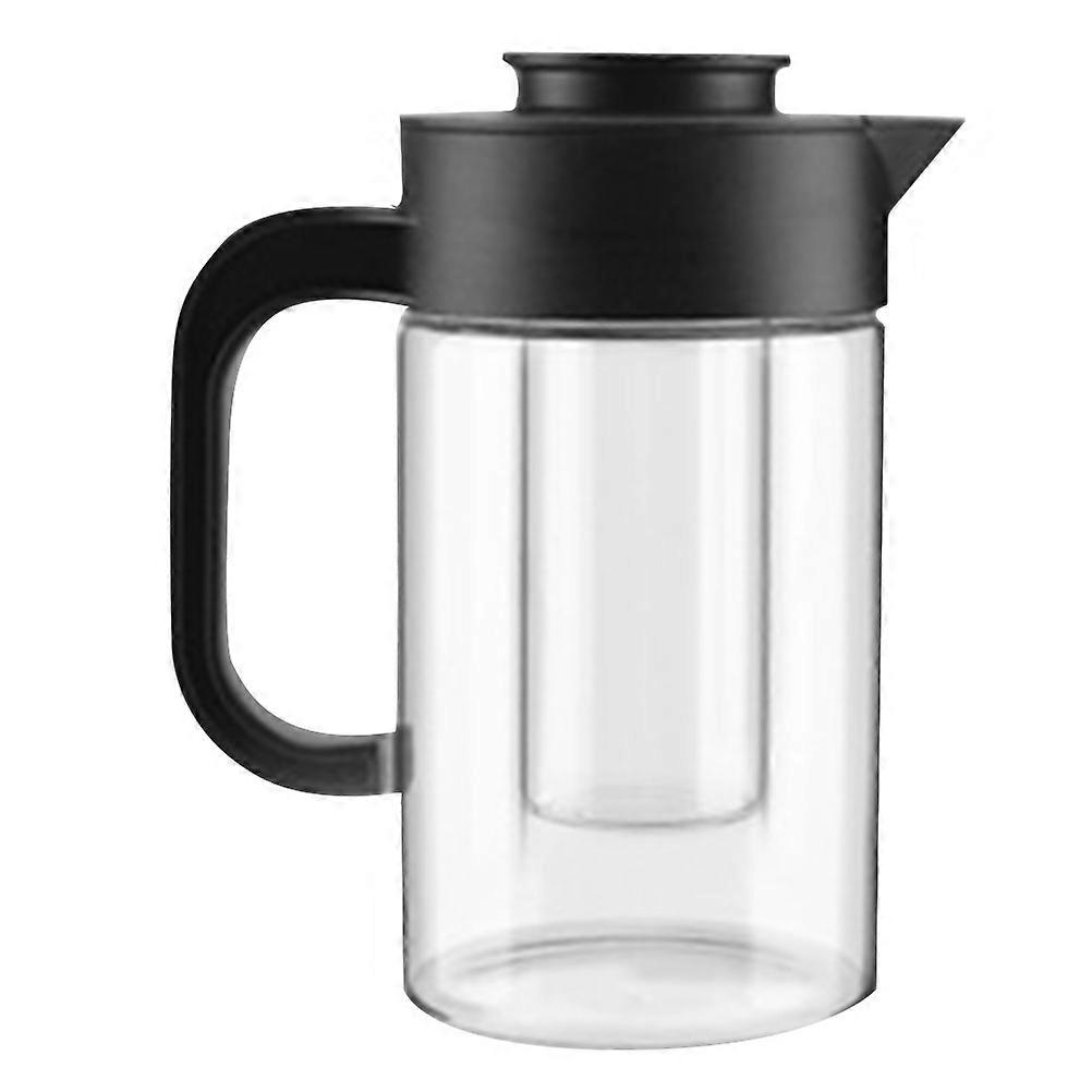 Glass Pitcher with Lid for Home Use and High Temperature Resistant 1.5L