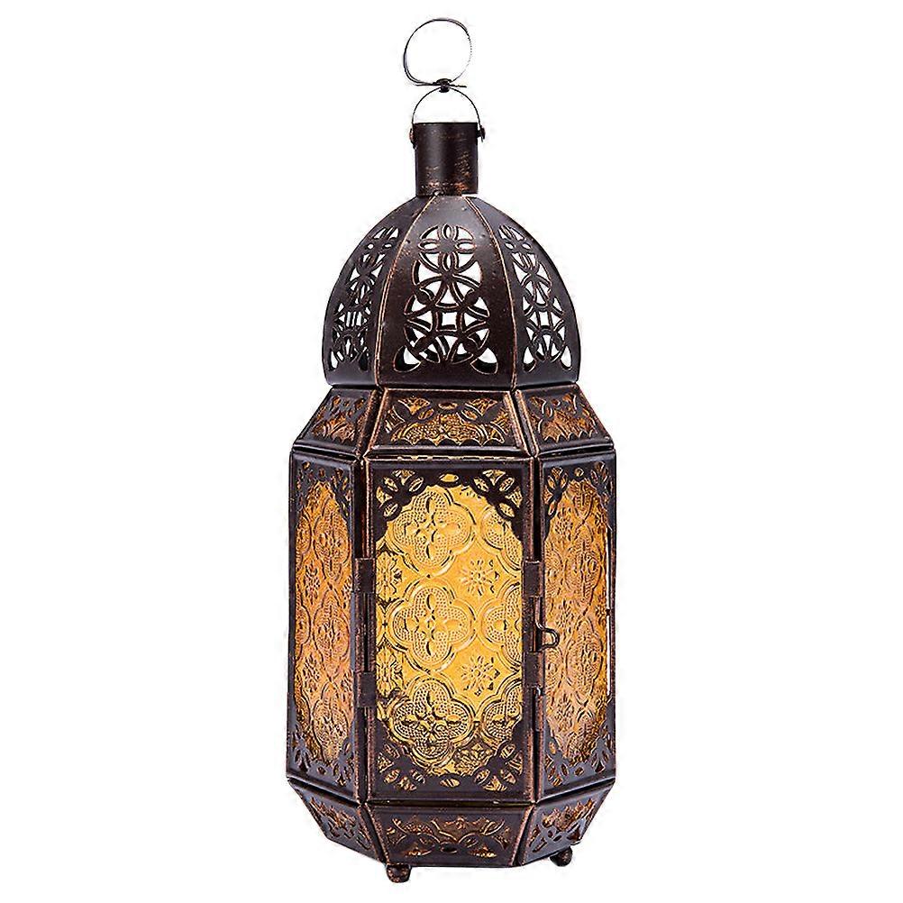 Retro Hanging Lamp Creative Hollow Iron Chandelier Light for Dining Room Balcony Corridor Decor Easy to Use for Home Cafe Settings
