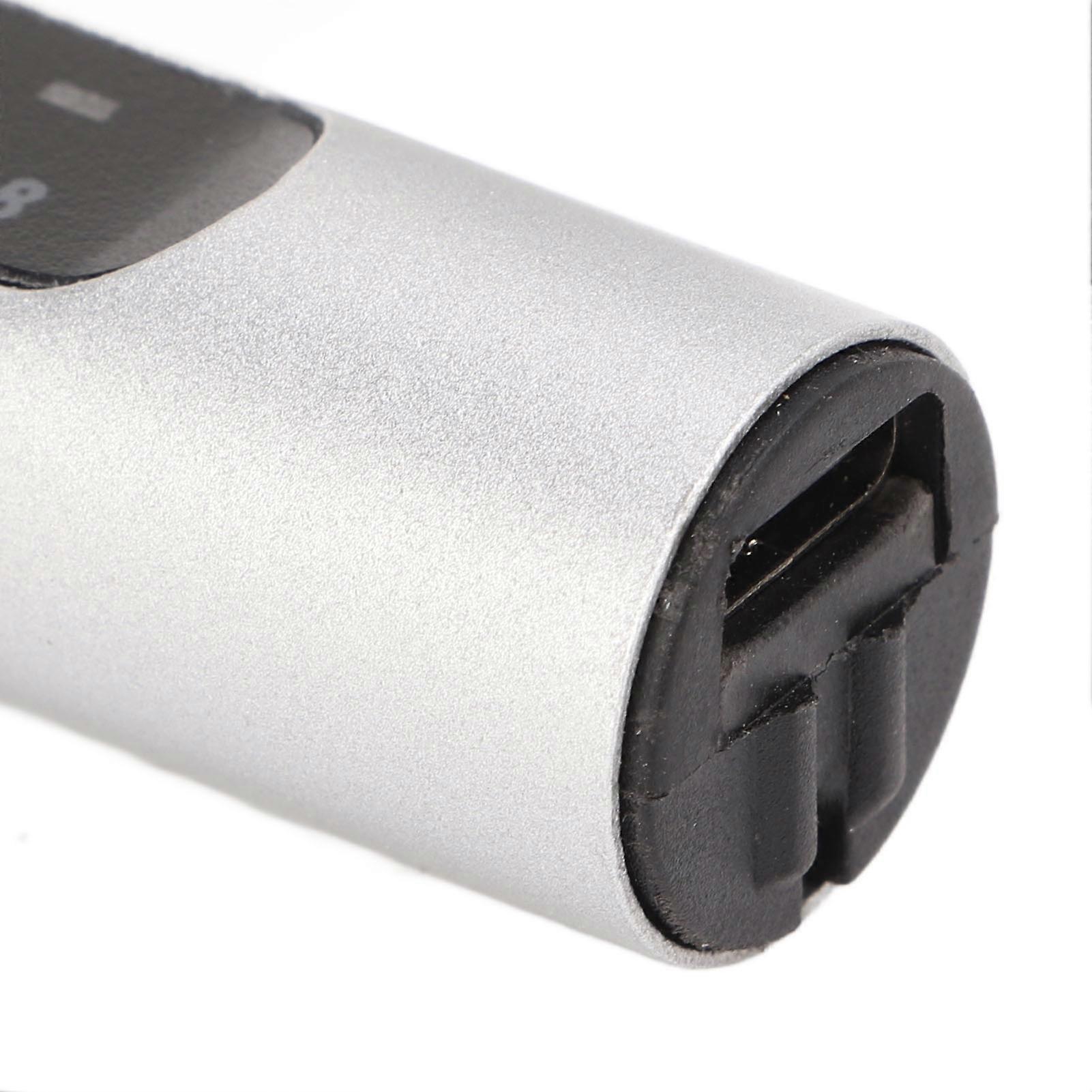 Electric Engraving Pen USB Charging Wireless DIY Indicator Lights Automatic Power Failure Protection Mini Grinding Pen Silver