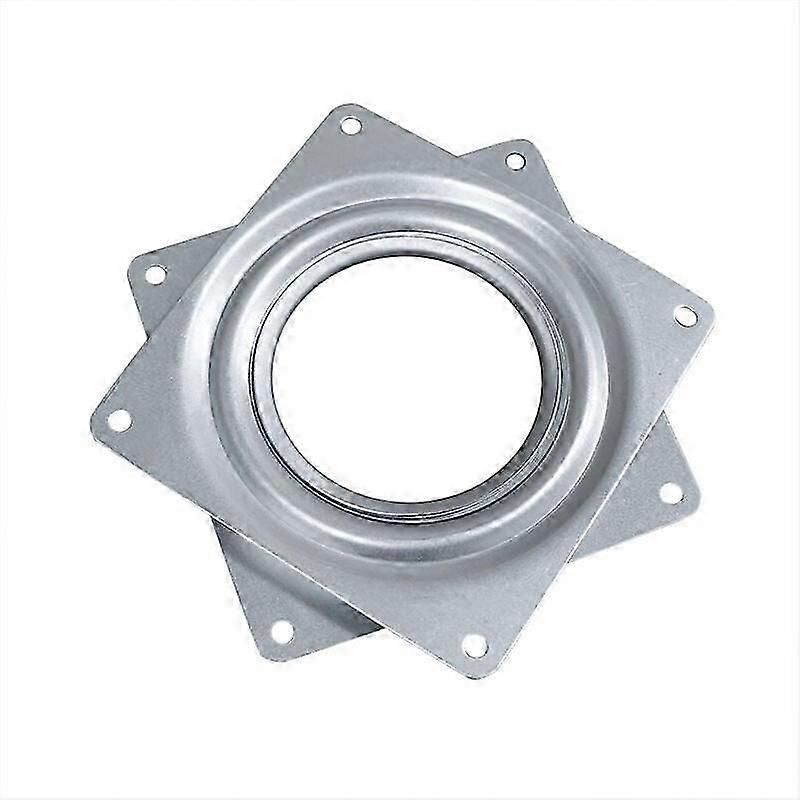 Turntable Turntable Swivel Plate Rotating Platform 360 Degree Rotating Square With Steel Ball Bearings For Kitchen Cabinet Counter Pantry (4 Inch)