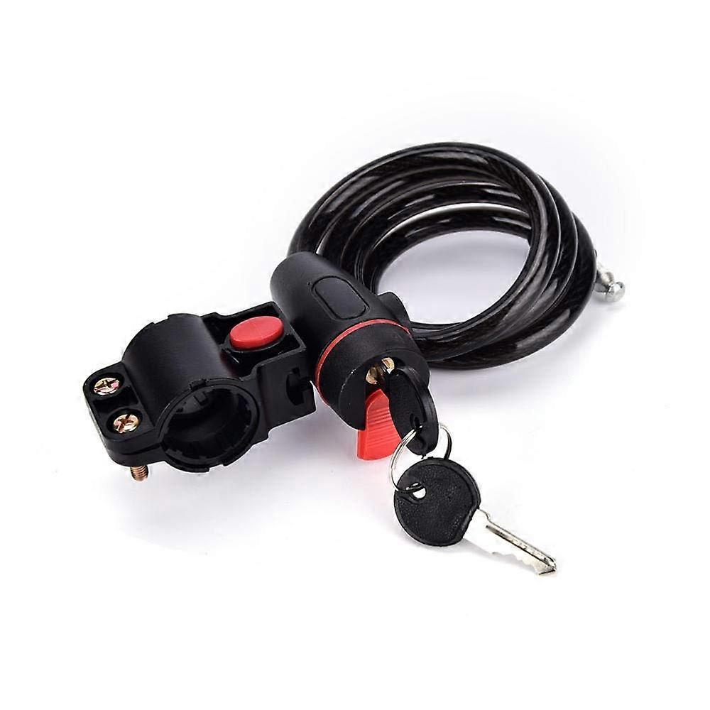 Lock Bicycle Lock Bicycle Chain AntiTheft Steel Wire Spiral Cable Bicycle Motorcycle Security Lock with Universal Bicycle Lock