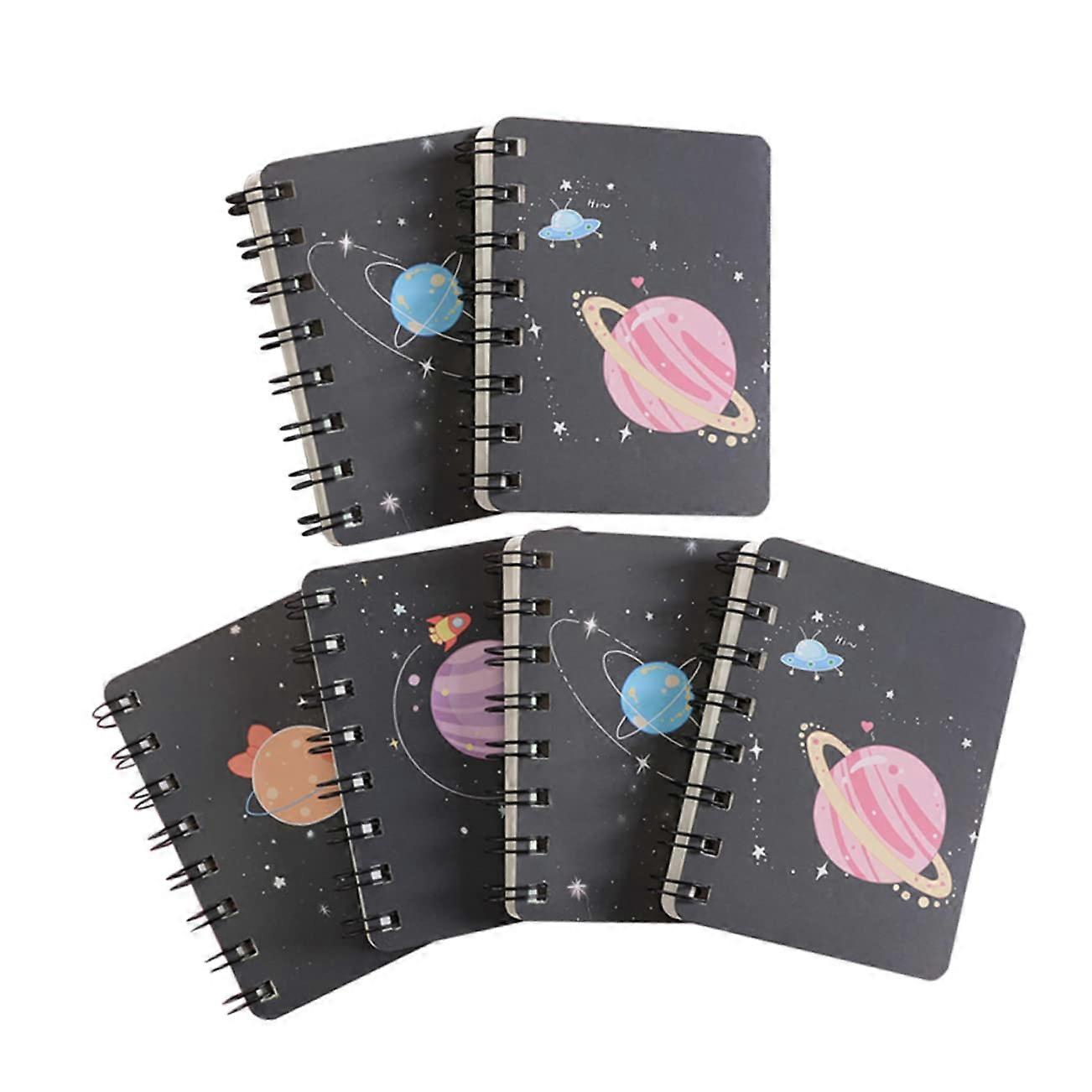 6 Notebooks Spiral Notebook for Students, Weekly Notes, Small Creative Calendar Notebook, Practical Notebooks