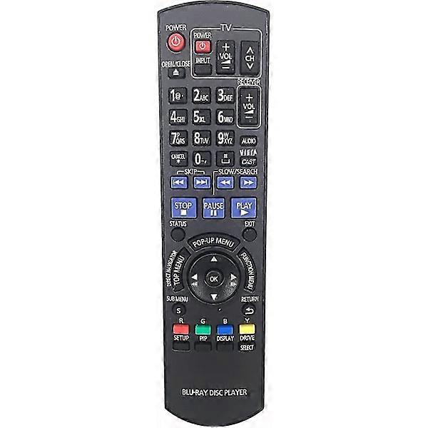 N2QAYB000508 Replacement Remote Control for Panasonic Blu-Ray DVD Player