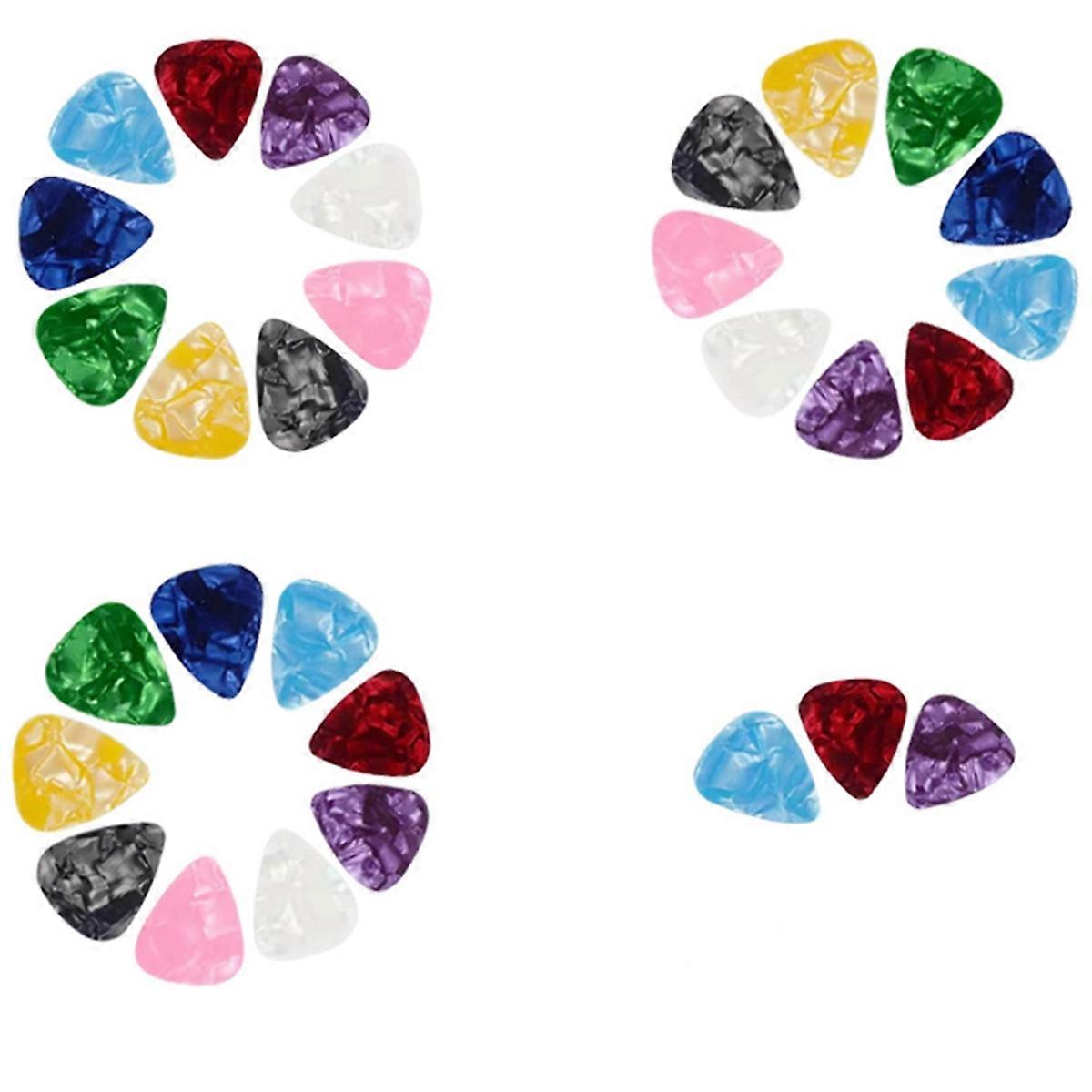 Lot de 30 médiators en celluloïd pour guitare