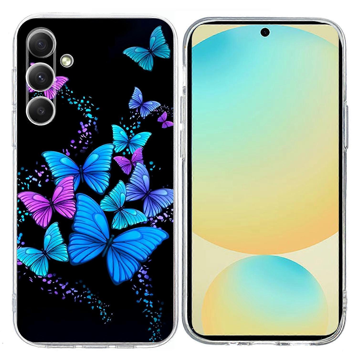 For Samsung Galaxy S24 FE Case Pattern Printing Shockproof Soft TPU Phone Cover