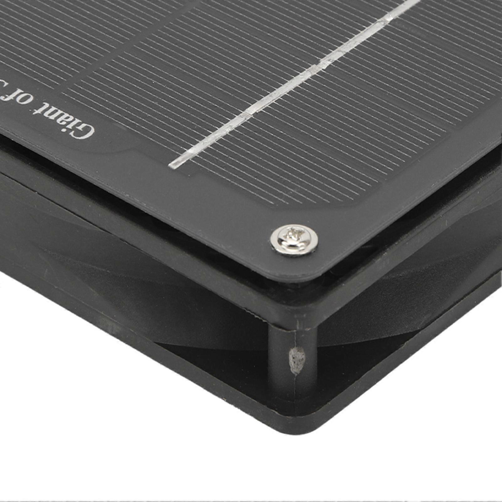 مروحة الألواح الشمسية السيليكون أحادي البلورية ل RV يخت الدفيئات بيوت الأليفة بيت الدجاج الحمام 5W 6V