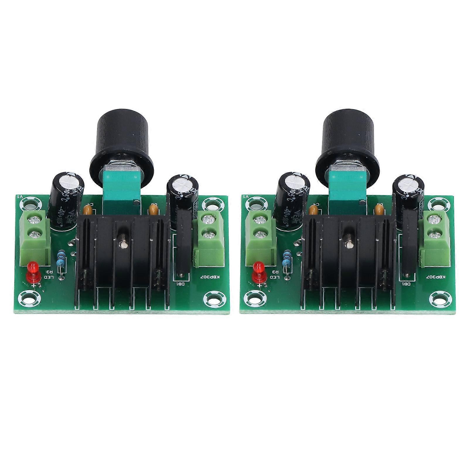 2Pcs XHM197 Voltage Regulator Plate LM317 Linear Module Sensor AC DCDC Large Heat Dissipation