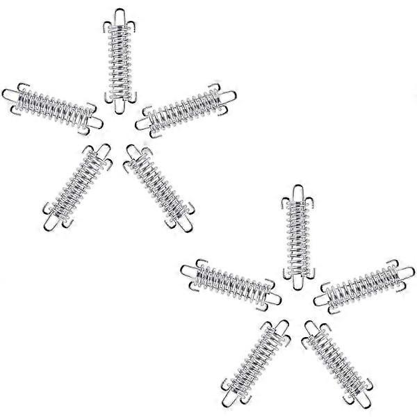 10 pcs Tent Spring Buckles, Stainless Steel Spring Buckle, Sun Sail Attachment Kit, Sail Shade Attachments, Used for Outdoor Use