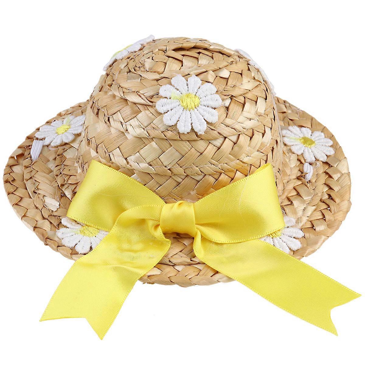 1PC Hat Adorable Delicate Cat Sun Block Hat Headdress Photo Prop Costume Size S (Chrysanthemum Pattern)