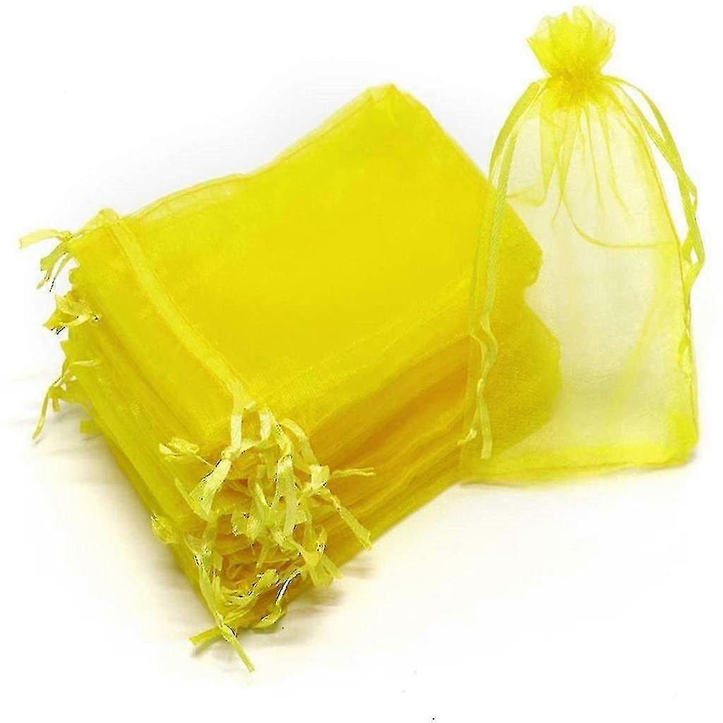 100pcs Fruit Tree Netting Bags for Protecting Fruits & Vegetables - Bird & Squirrel Deterrent Netting for Garden Use