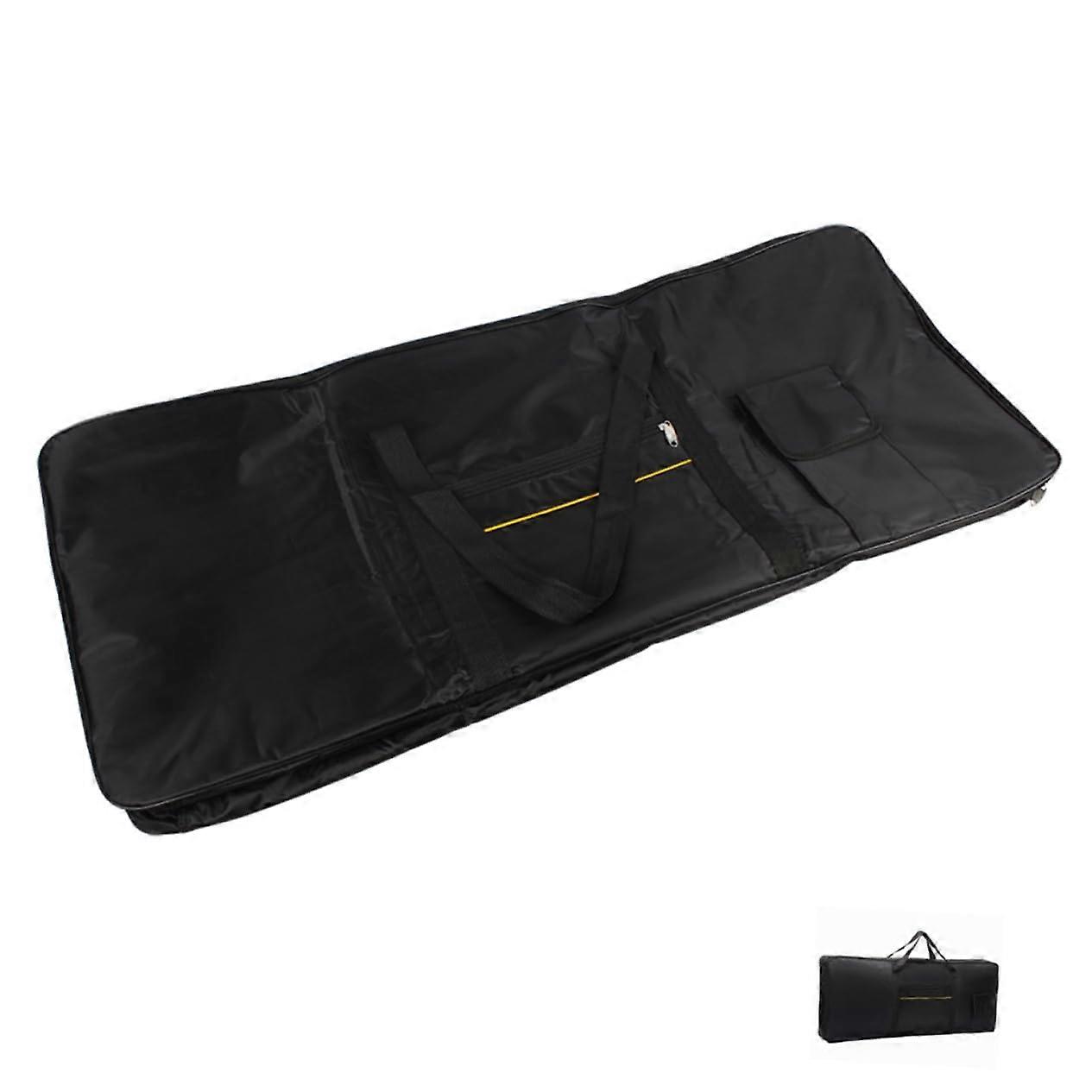 Waterproof carrying bag for electronic keyboard made of Oxford fabric, durable and lightweight.