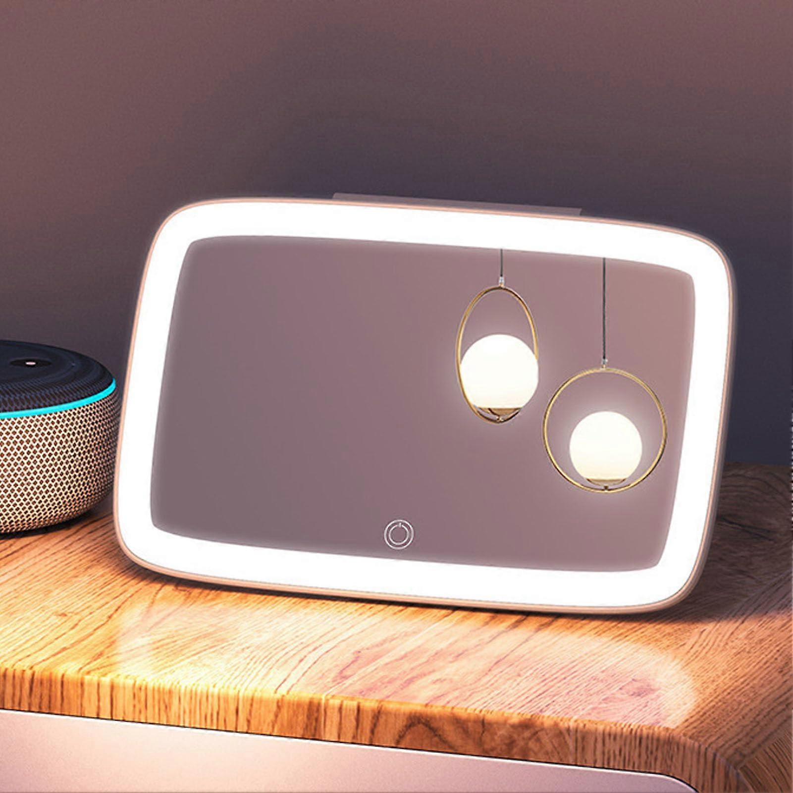 Car Sun Visor Mirror with LED Light - Rechargeable Makeup Vanity Mirror for Most Vehicle Models, 3 Color Temperature Settings