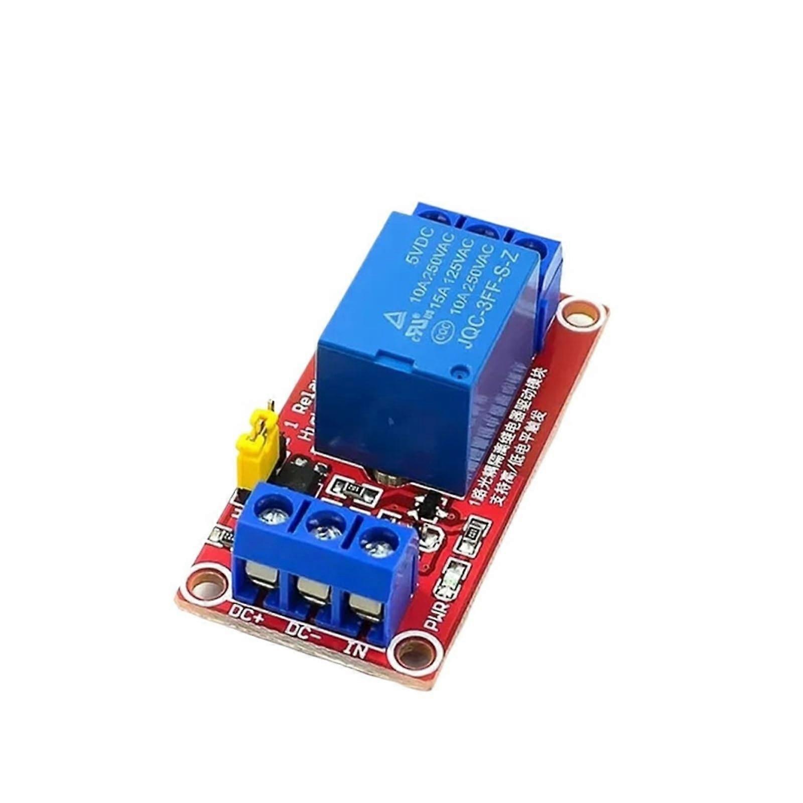 12V 1 Channel x 8 Pieces 12V Relay Module Supports  and Low Level Trigger Signals PLC Control Module Optocoupler Isolation