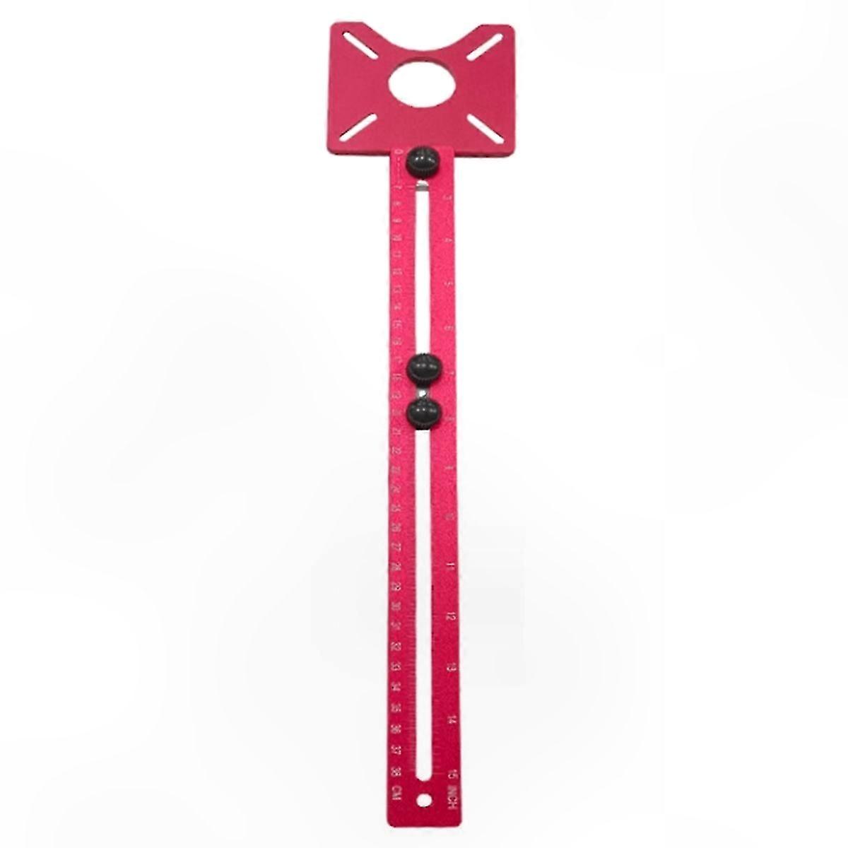 Router Circle Jig with Milling Groove Bracket Base, Inch & CM Scale