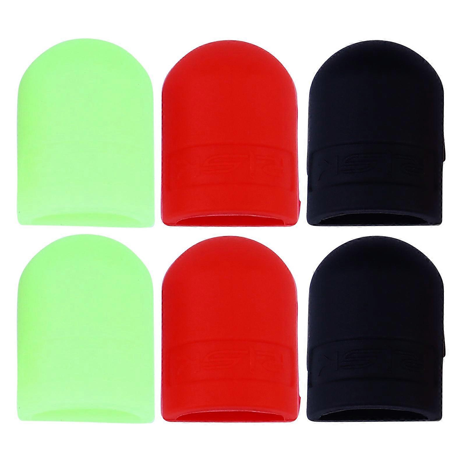 Brake Lever Protective Cover Made of Durable Silicone for Bike Use Black 6 Pairs