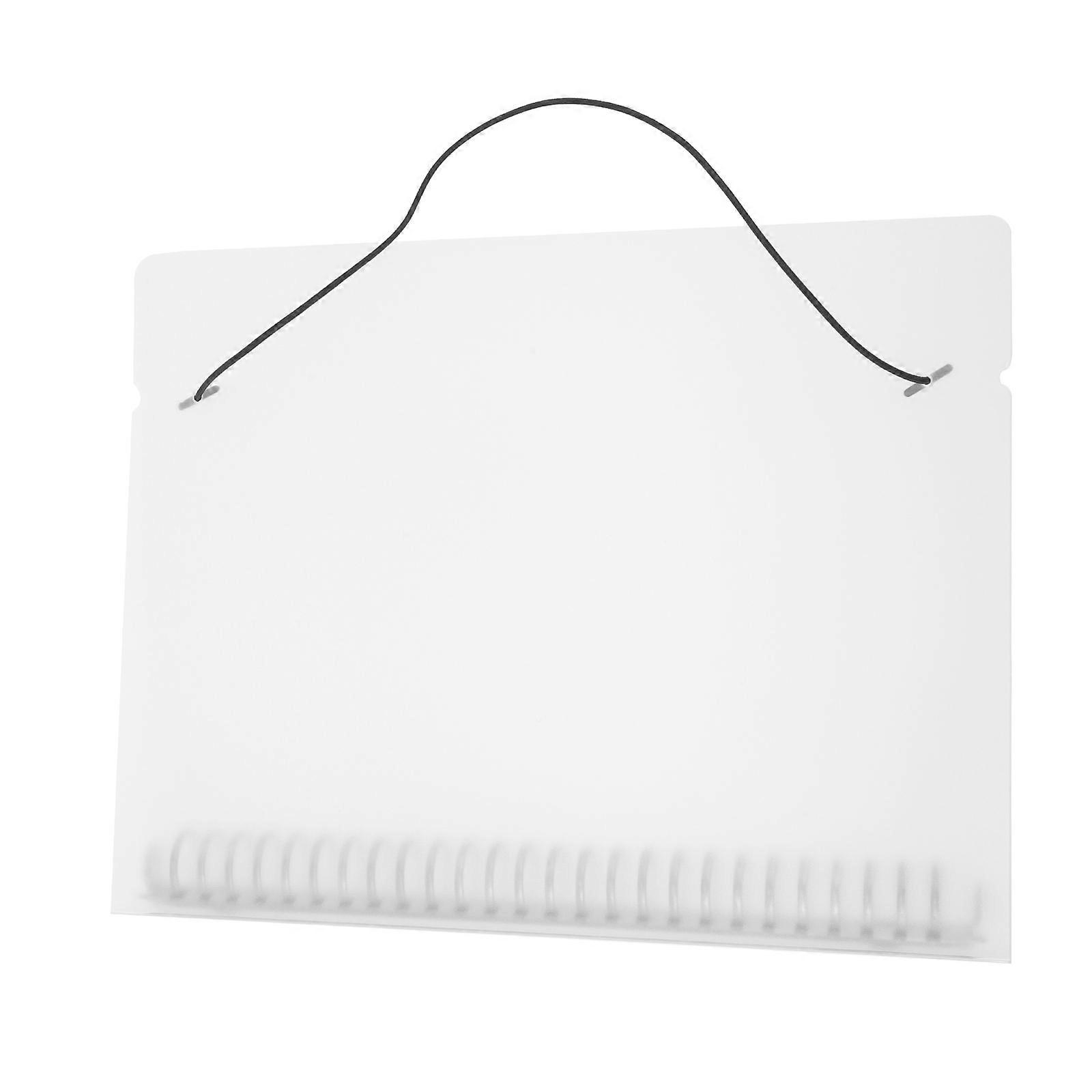 Translucent Binder Protector Cover Refillable Notepad Case for DIY Scrapbook Albums