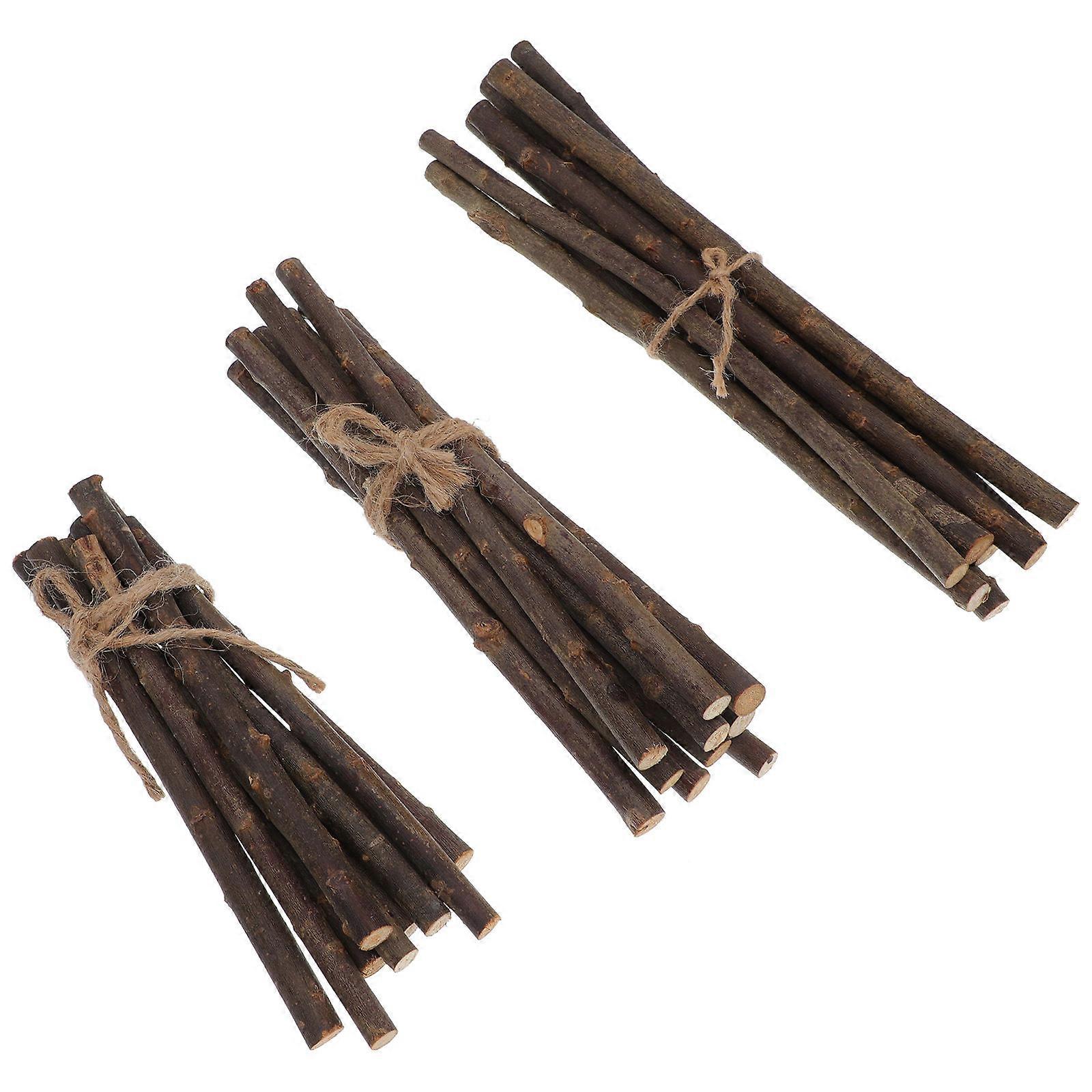 Coffee DIY Wood Craft Sticks for Decor Durable Synthetic Material Practical Accessories 30pcs