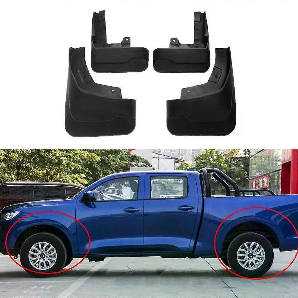 Mudguards for Great Wall Pao GWM Ute 2019~2023 Accessories 2022 2021 2020 GWM P Series Splash Front Rear Wheels Fender Mudflaps-xj