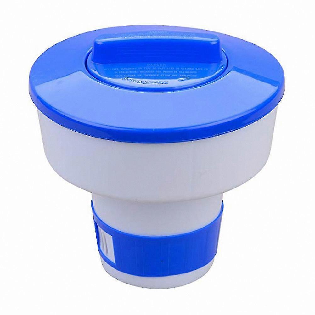 8-Inch Automatic Pool Spa Chlorine Dispenser Floating Chemical Tablet Feeder