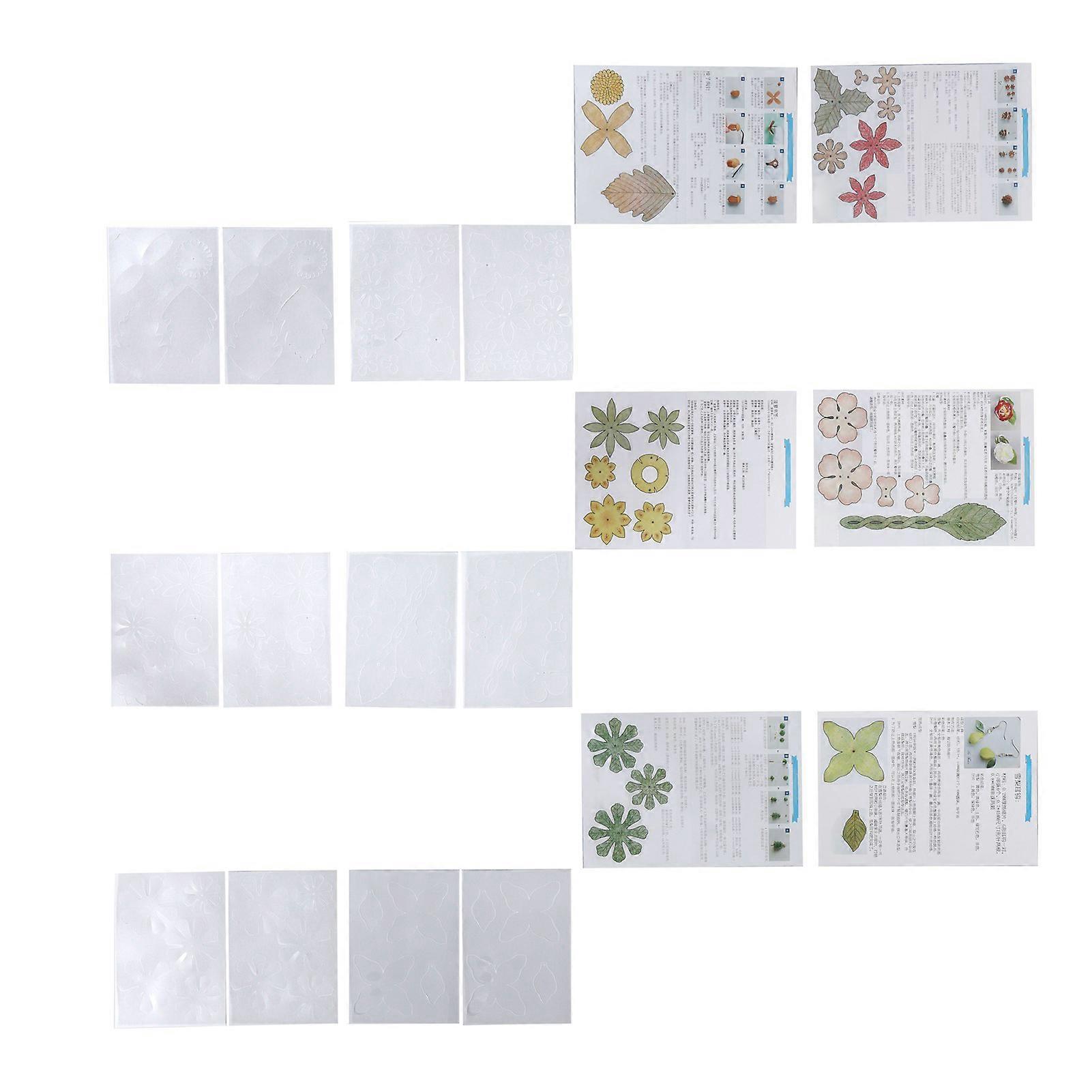 12Pcs Semi Transparent BOPS Heat Shrink Sheets for DIY Art