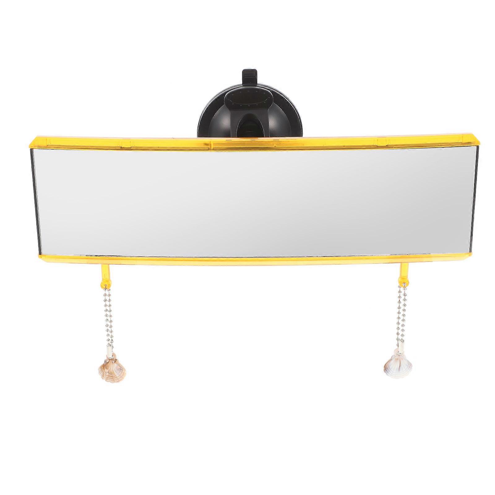 360 Degree Rotating Car Rear View Mirror With Suction Cup For Universal Vehicles Multi Color 1Set