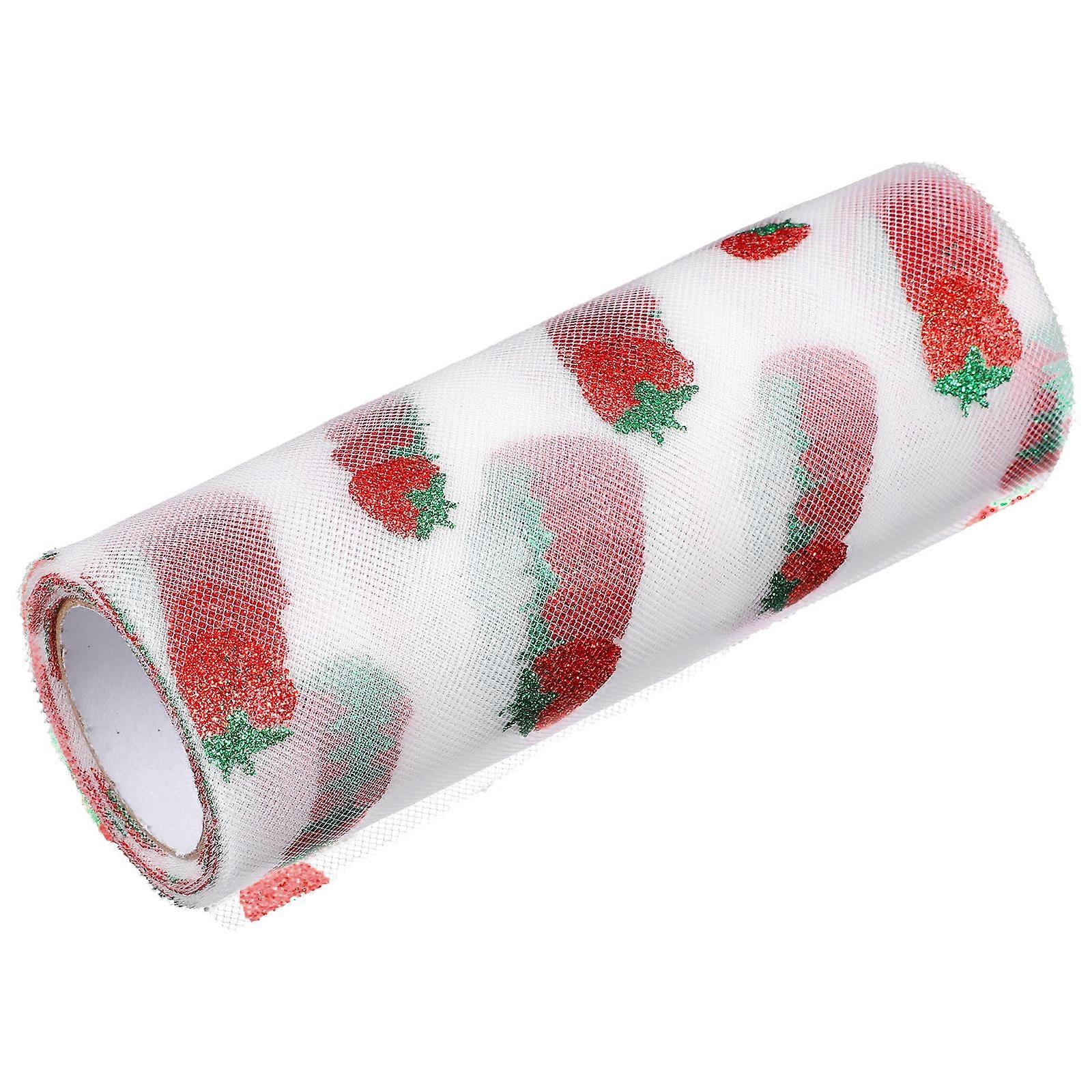 Beige Polyester Tulle Fabric Roll for DIY Crafts and Decorations 1 Roll